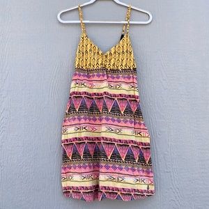 Volcom SMALL EUC Spaghetti Strap Mini Knee Length Cassie Cami Dress